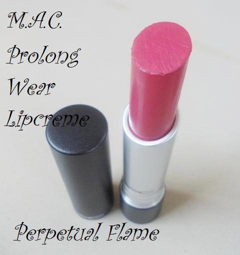 MAC prolong wear lip creme perpetual flame