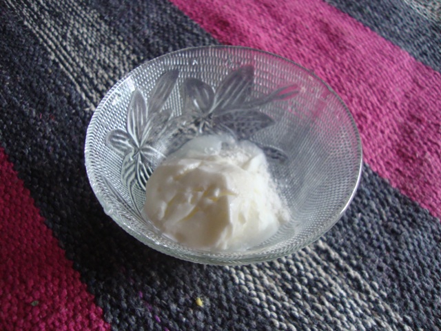 Rice Powder and Curd