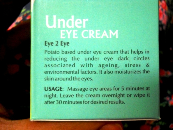 Under Eye Cream 1