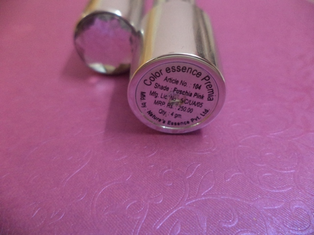 coloressence premia lipstick fuschia pink3
