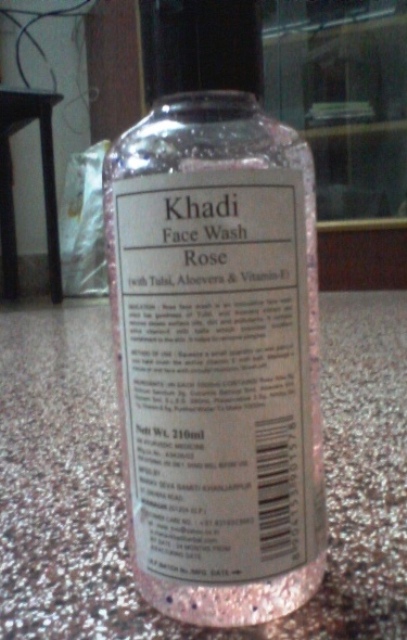 khadi rose facewash
