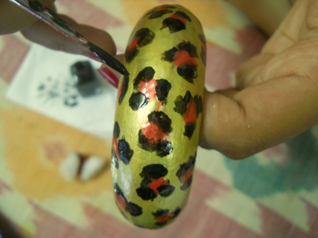 leopard print bangles DIY08