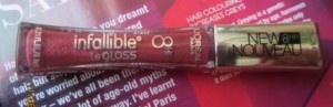loreal infallible gloss glistening berry