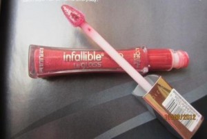 loreal infallible gloss glistening berry 1
