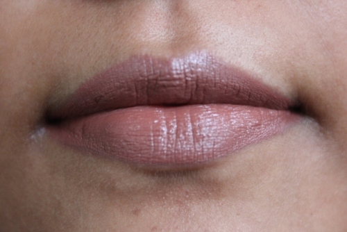 mac double shot lipstick lip swatch