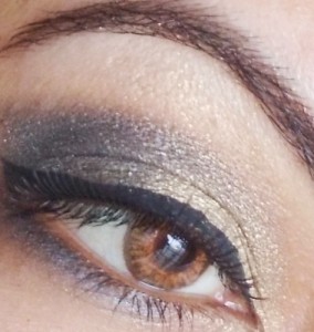 maybelline color tattoo bold gold eotd