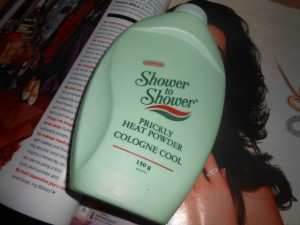 shower to shower prickly heat powder cologne cool