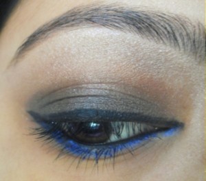 soft blue brown eye makeup