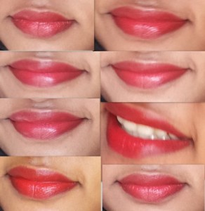 streetwear red rose lipstick lip swatches