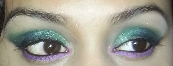 Disney's Mermaid Ariel Inspired Eye Makeup Tutorial