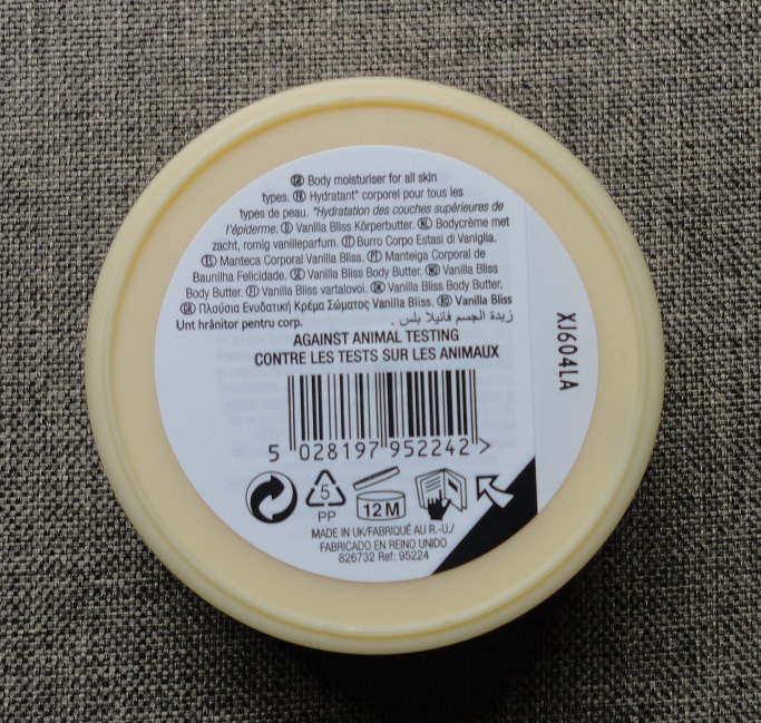 Body Butter Ingredients