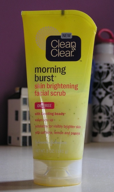 Clean and Clear Morning Burst Skin Brightening Facial Scrub Review