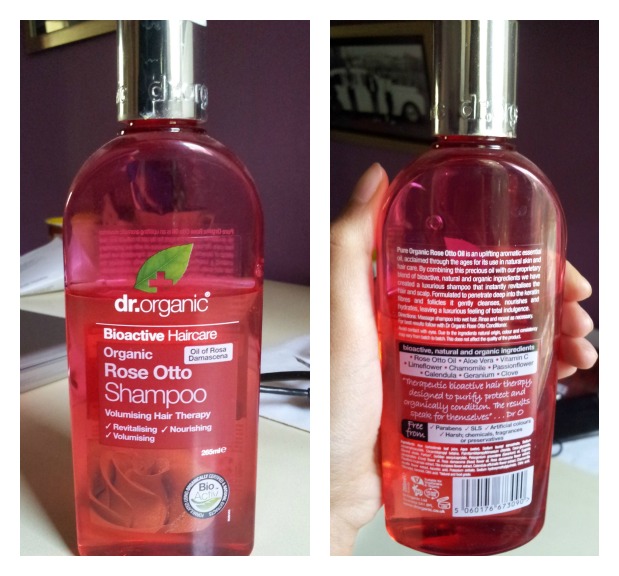 Dr. Organic’s Organic Rose Otto Shampoo  Volumising Hair Therapy Review