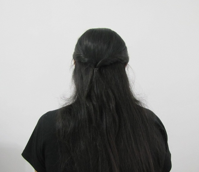 Easy College/Office Hairstyle For Medium To Long Hair