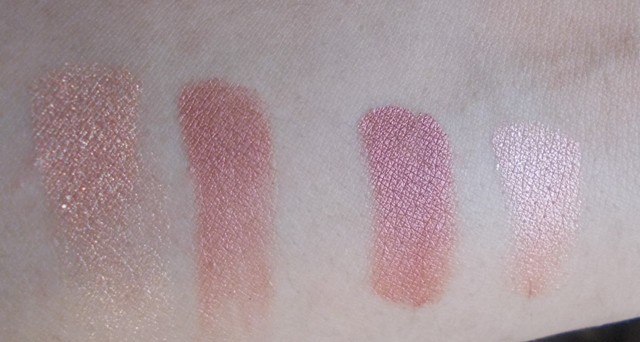 Lakme absolute baked eyeshadows  day shimmer swatches