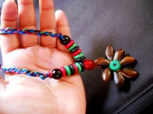 Make Funky Neck Piece with Seeds Do It Yourself