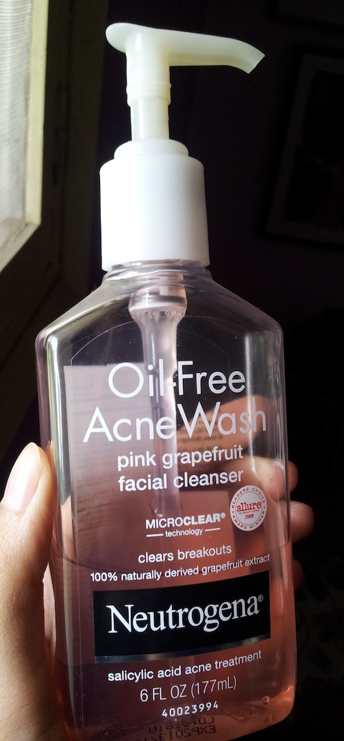 Neutrogena Oil Free Acne Wash Pink Grapefruit Facial Cleanser