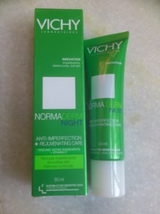 Vichy Normaderm Night Anti Imperfection Rejuvenating Care Review