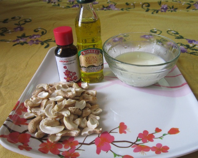 cashew massage cream ingredients 2