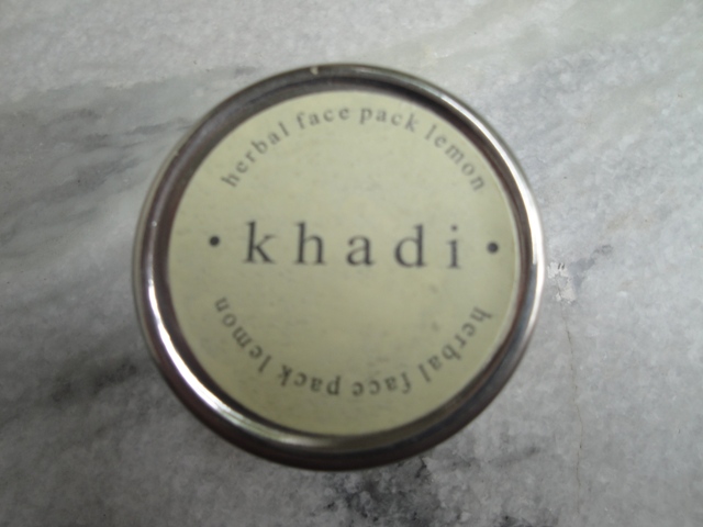 khadi herbal face pack lemon