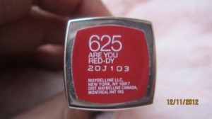 maybelline colorsensational are you red-dy lipstick (5)
