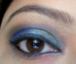 peacock blue colors eye makeup tutorial (11)