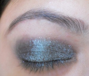peacock blue colors eye makeup tutorial (6)
