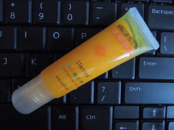 the natures co. mango sun protecting lip butter