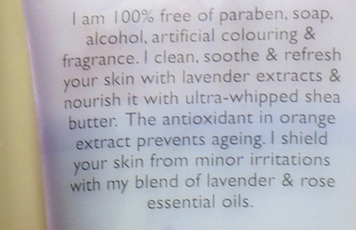 Aroma Magic Lavender Face Wash ingredients
