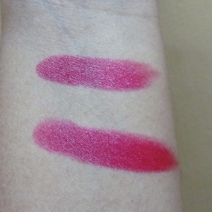 Biotique Bio Color lipstick Winter Cherry Swatches