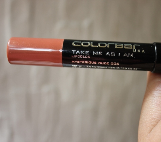 Colorbar Take me as I am lip color Mysterious Nude