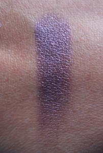 Colorbar eye shadow proudly purple swatch
