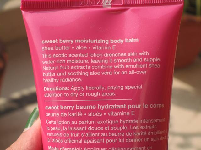 H2O Moistursing Sweet Berry Body Balm (2)