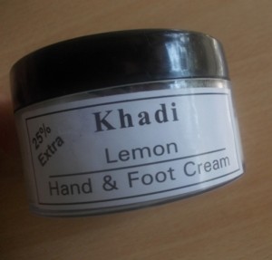 Khadi lemon hand foot cream