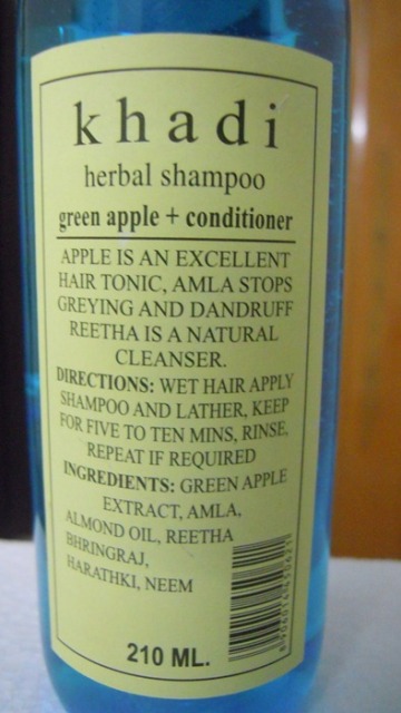 Khadi herbal shampoo green Apple (2)