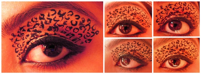 Leopard Print Eye Makeup Tutorial