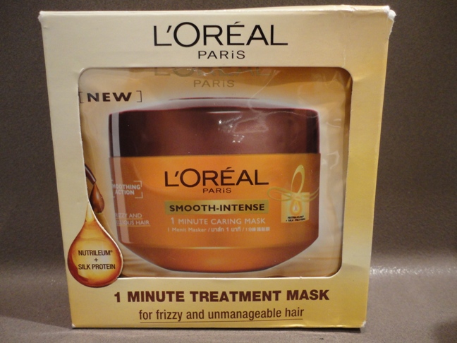 L’Oreal+Paris+Smooth+Intense+1+Minute+Caring+Mask+Review