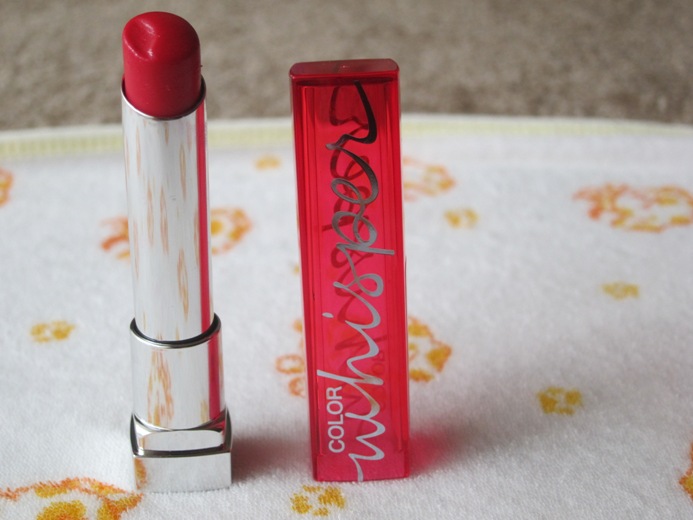 Maybelline+Color+Whisper+Lip+Color+Who+Wore+it+Red-er+Review