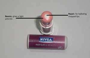 Nivea repair & Beauty Lip Balm