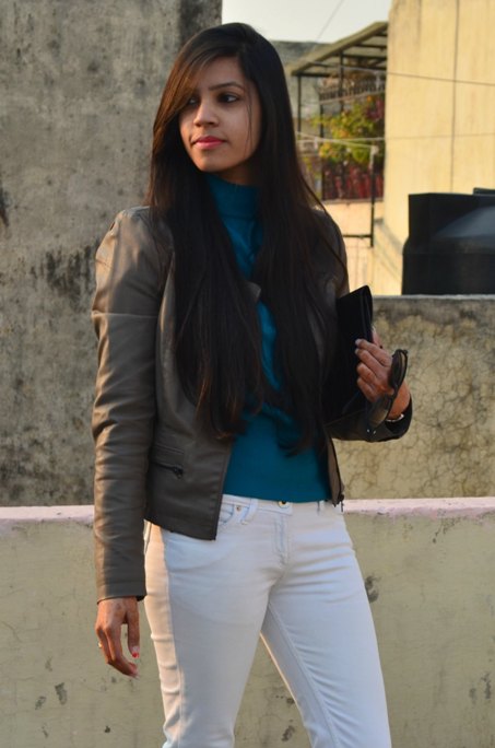 Outfit+of+the+Day+Vero+Moda+Jacket+and+White+Pants