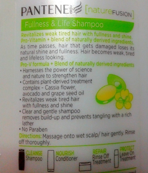 Pantene Nature Fusion Shampoo Fullness & Life (3)