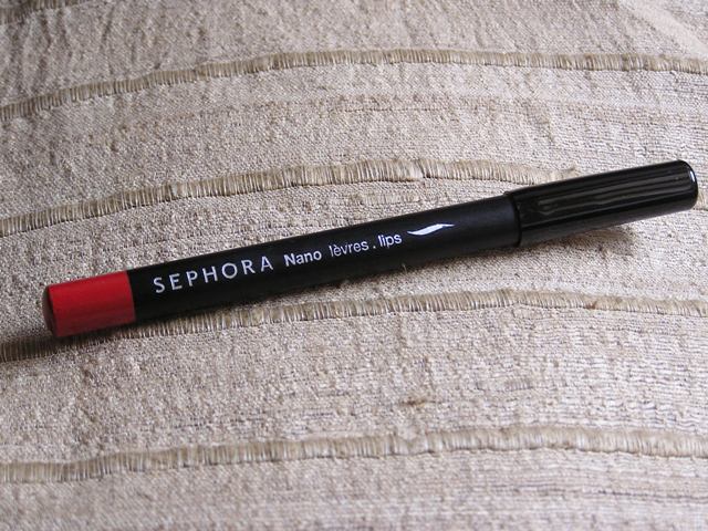 sephora nano lip liner real red