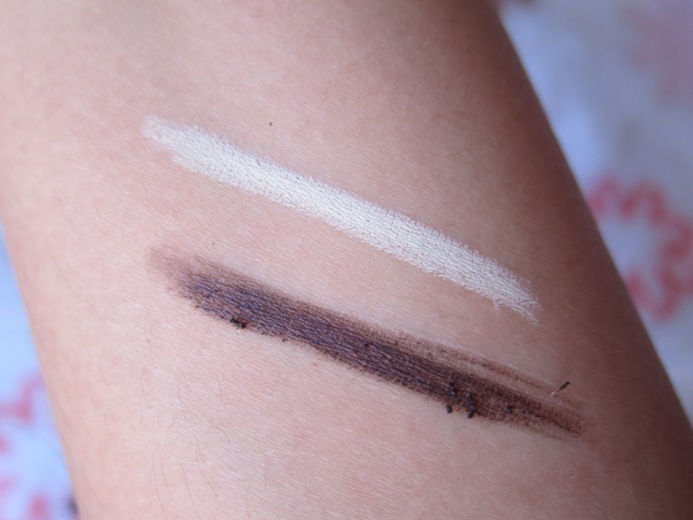 White and Brown Eyeliner