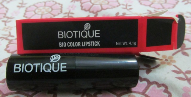 biotique biocolor lipstick indian fig