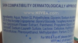 nive aqua effect skin refining scrub ingredients