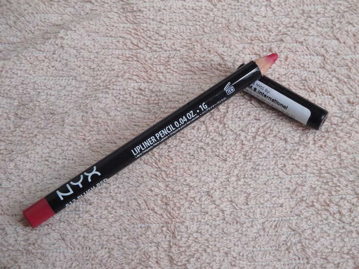 nyx slim lip liner pencil plush red