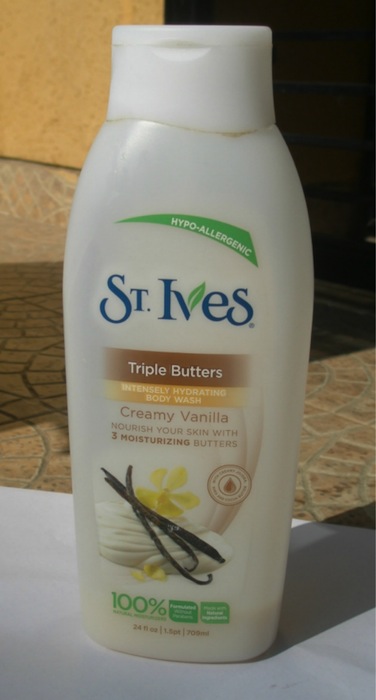 st ives triple butters body wash