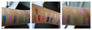Coastal Scents 78 Eyeshadow Blush palette shadows swatches