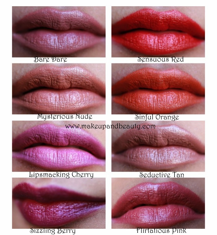 colorbar take me as i am lipstick lip swatches