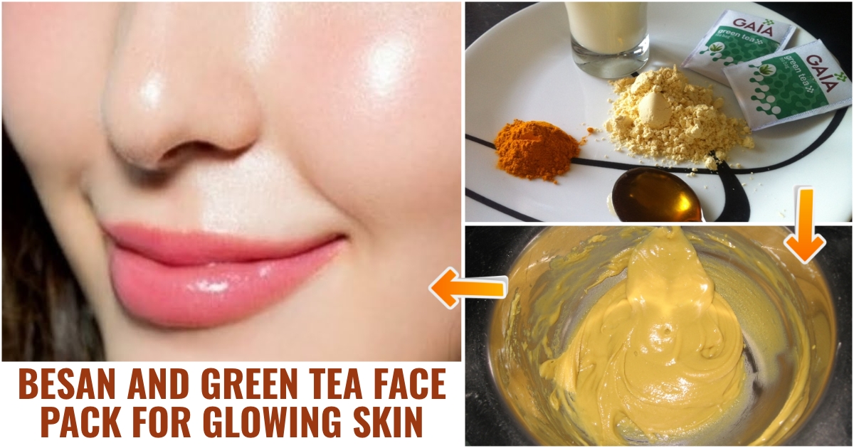 Gram Flour Mask with Green Tea – Do It Yourself